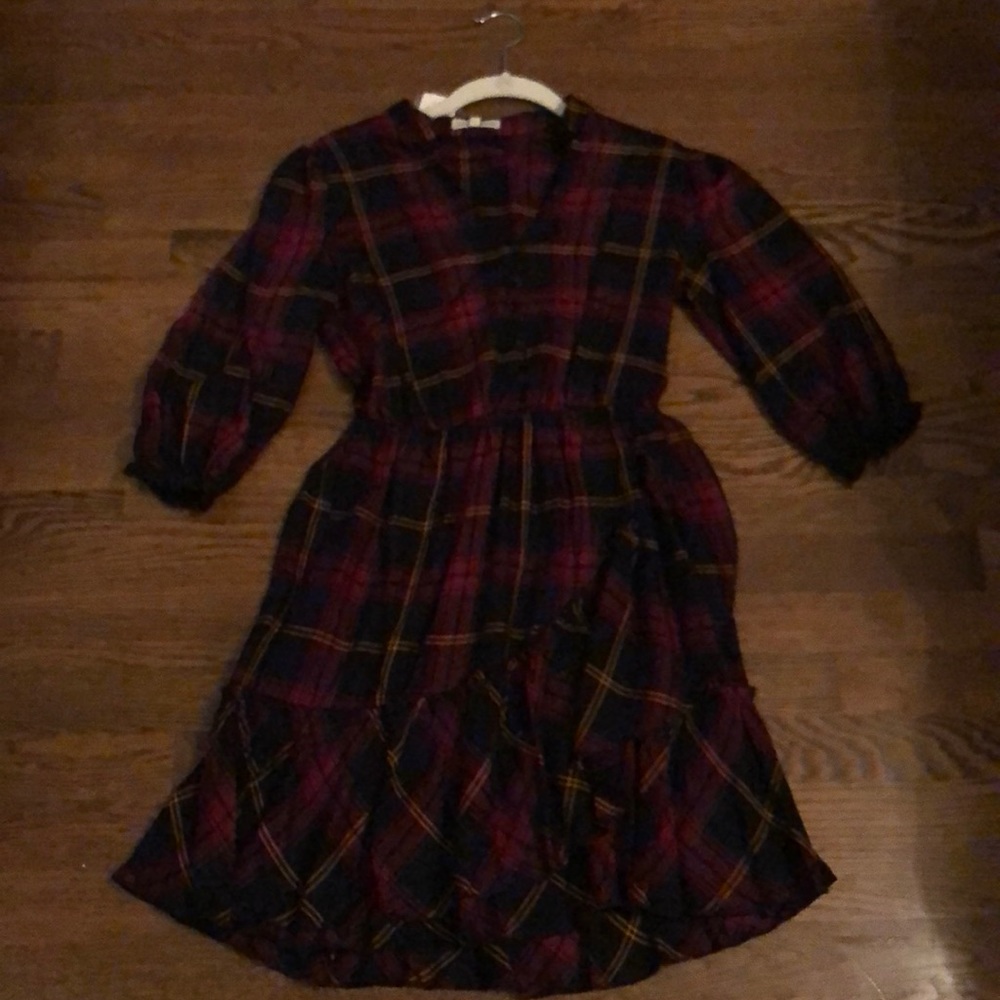 cute plad dress